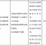 北京华创明德保险代理三项违规领35万元罚单，相关责任人同步被罚