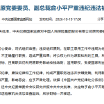 中国人保原党委委员、副总裁俞小平被开除党籍